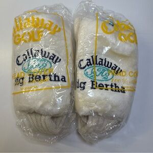 New Sealed Vintage Callaway Big Bertha S2H2 #5 #7 Wood Soft Golf Head Cover